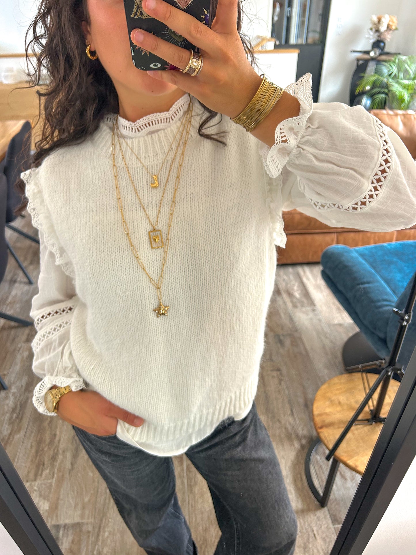 Collier initiale personnalisé