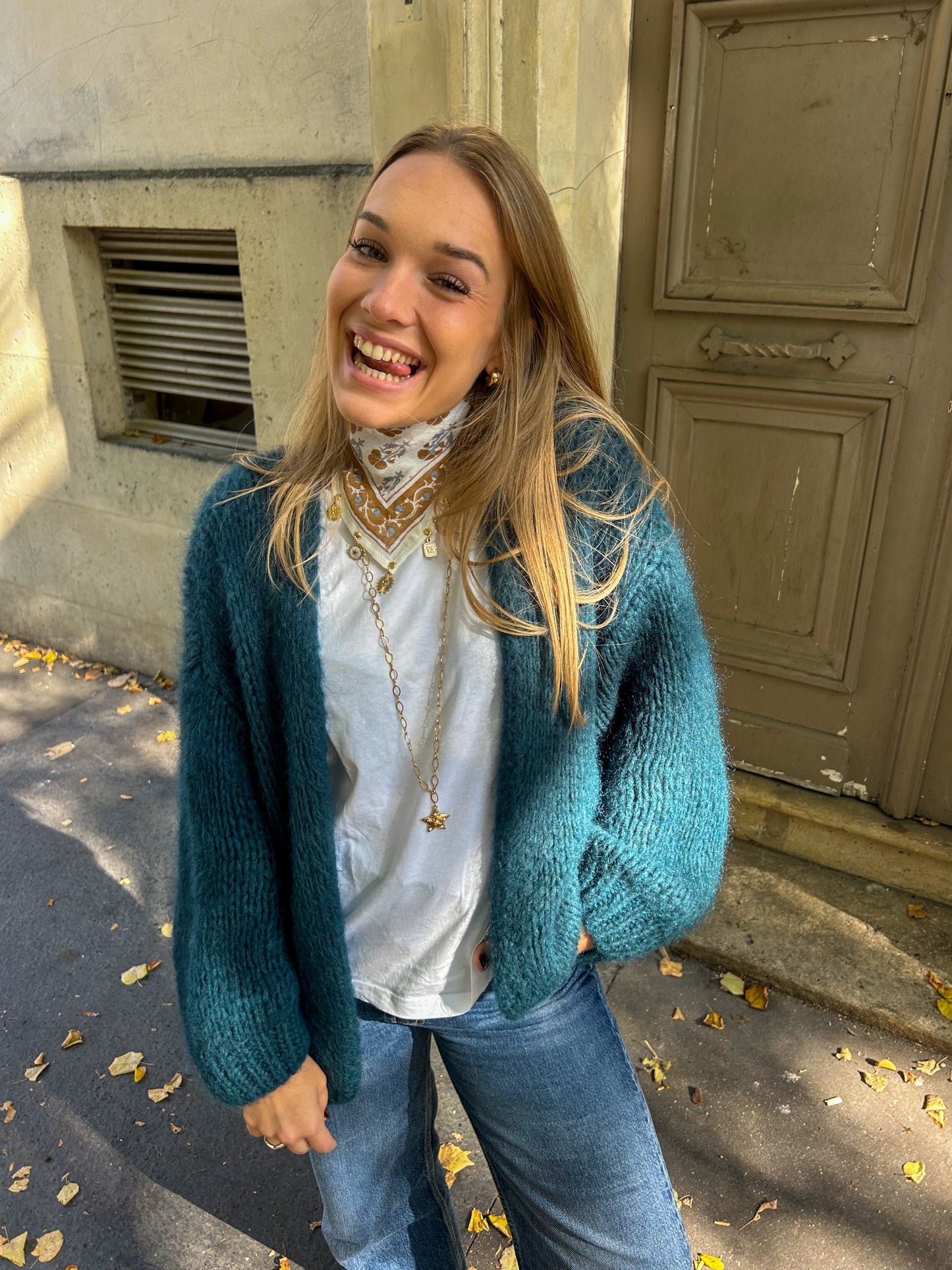 Foulard indien à charms personnalisable