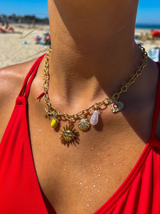 Collier charms Chaud devant