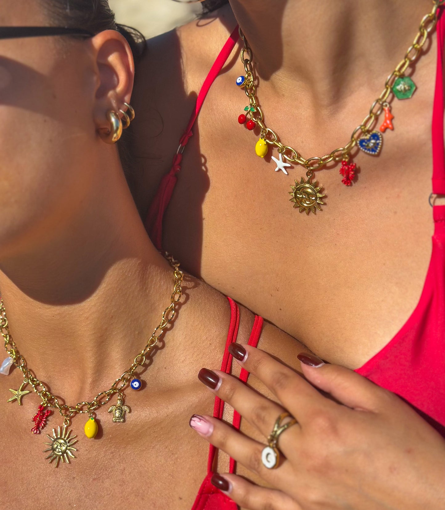 Collier charms sur chaîne à personnaliser
