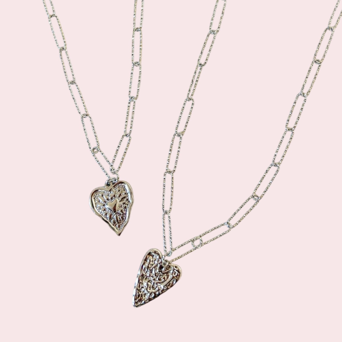 Collier sautoir argenté à personnaliser