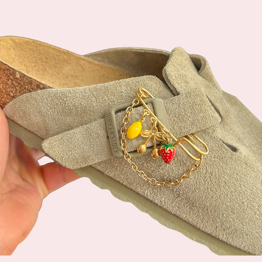 Charms pour Birkenstock – Broche à charms personnalisable (3 pendentifs au choix)
