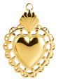 Charm Cœur sacré ajouré