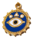 Charm Médaille œil bleu