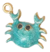 Charm Crabe turquoise