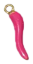 Charm Corne porte-bonheur fuchsia