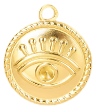 Charm Médaille œil ronde