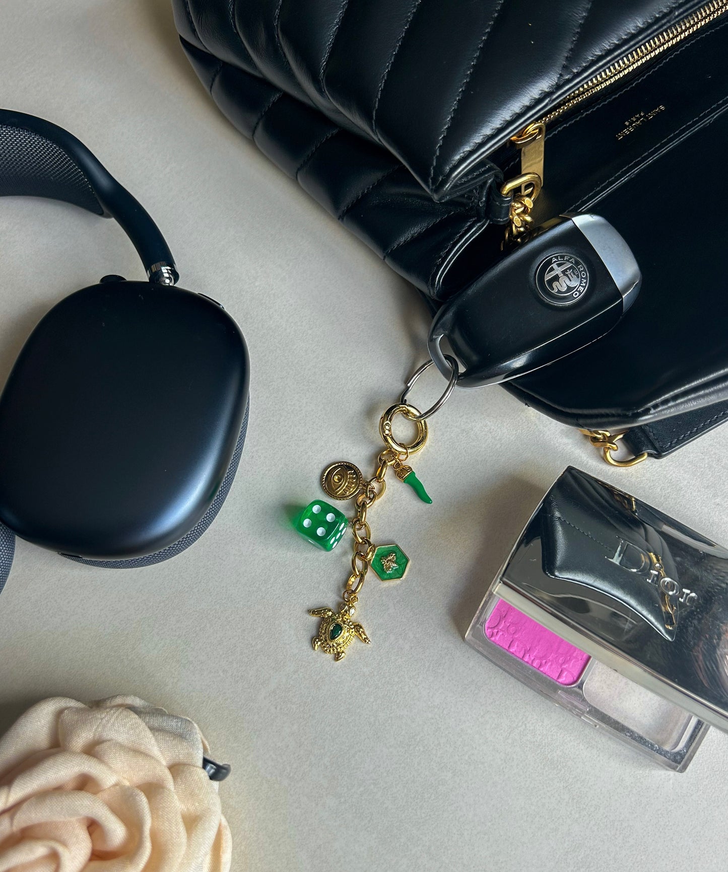 Porte-clés charms Tortue-mment mignon