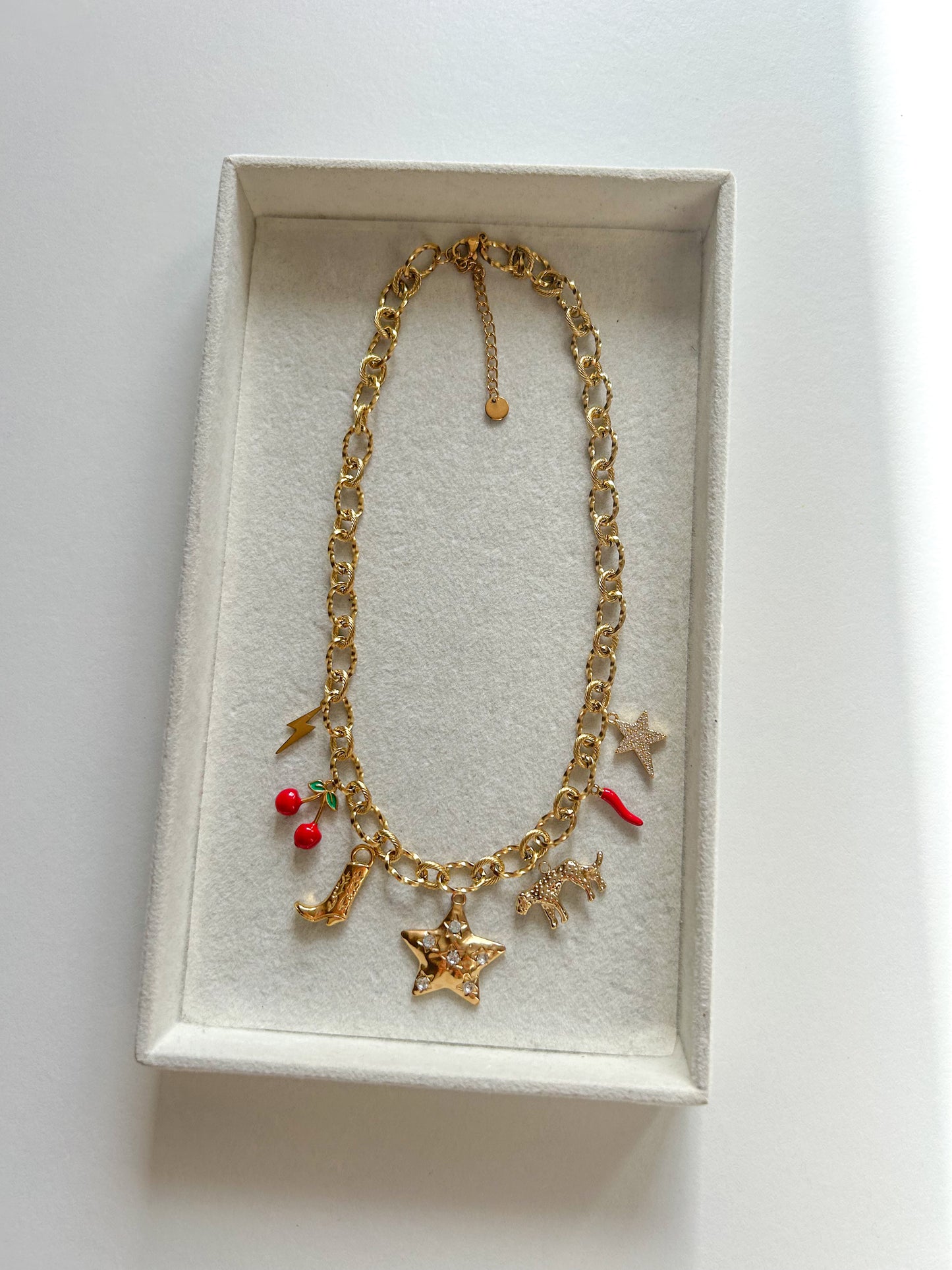 Collier chaîne dorée à personnaliser / commande garantie pour Noël