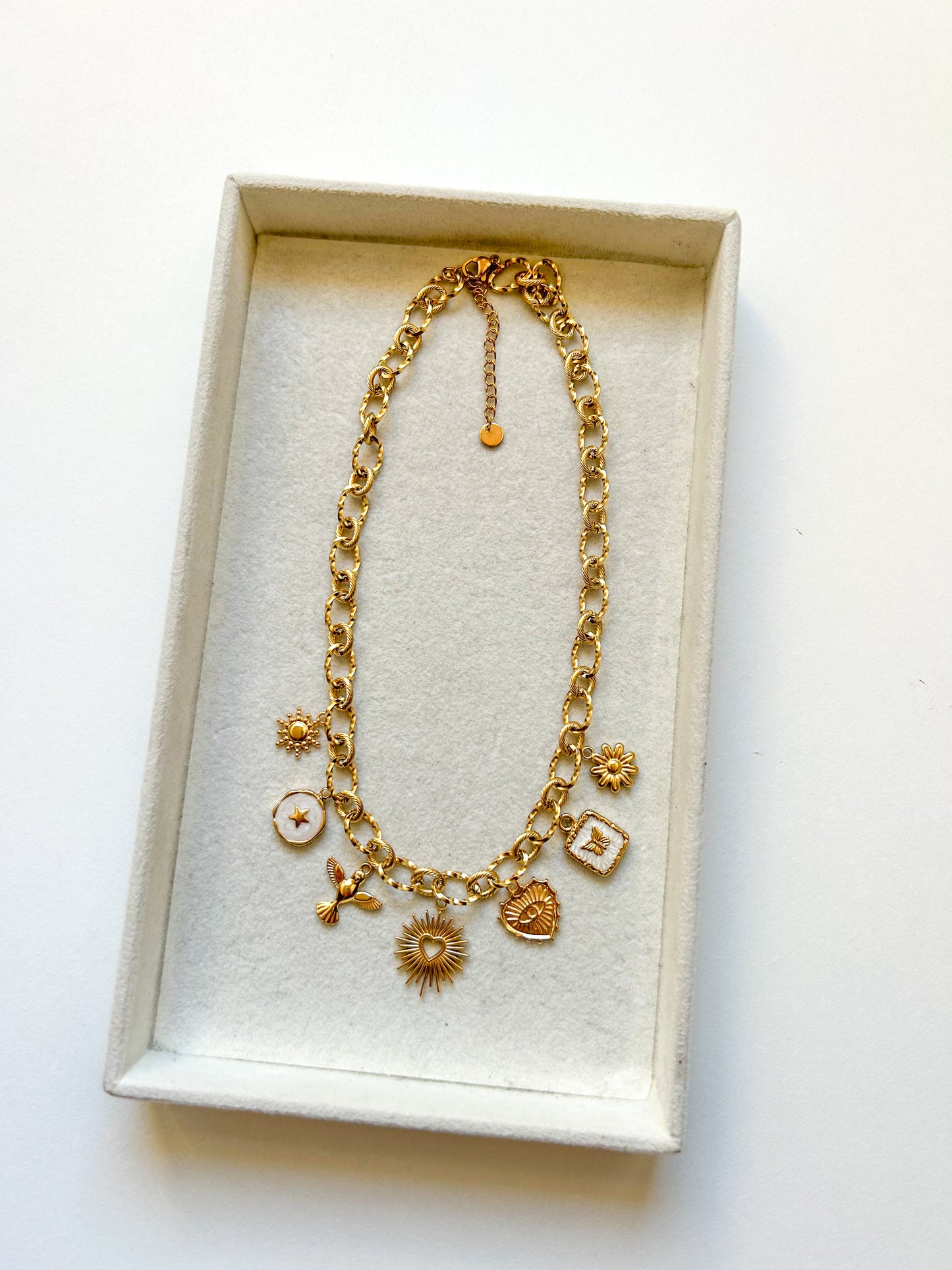 Collier chaîne dorée à personnaliser / commande garantie pour Noël