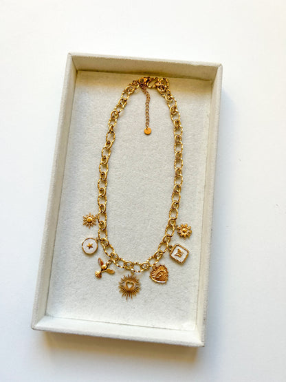 Collier chaîne dorée à personnaliser / commande garantie pour Noël