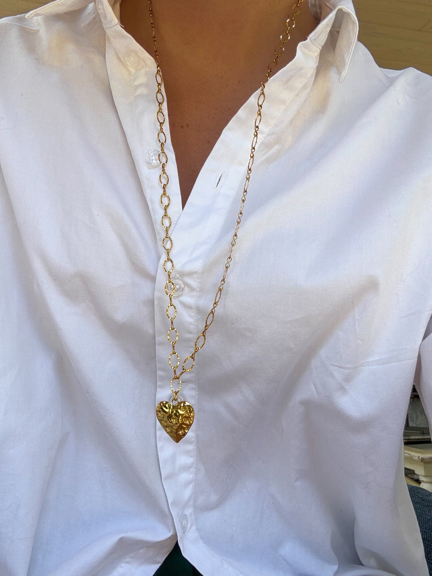 Collier sautoir chaîne ronde à personnaliser