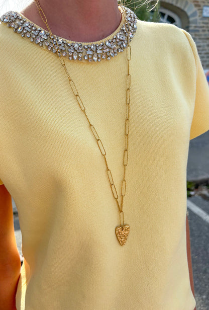 Collier sautoir chaîne allongée à personnaliser