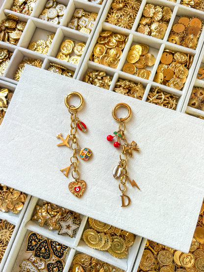 Porte clés à personnaliser avec charms