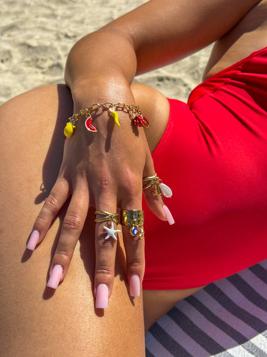 Bagues breloques à personnaliser