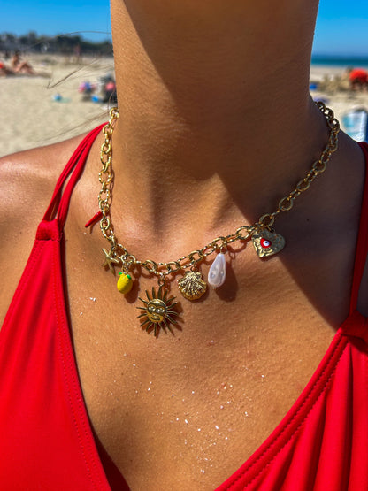 Collier charms Chaud devant