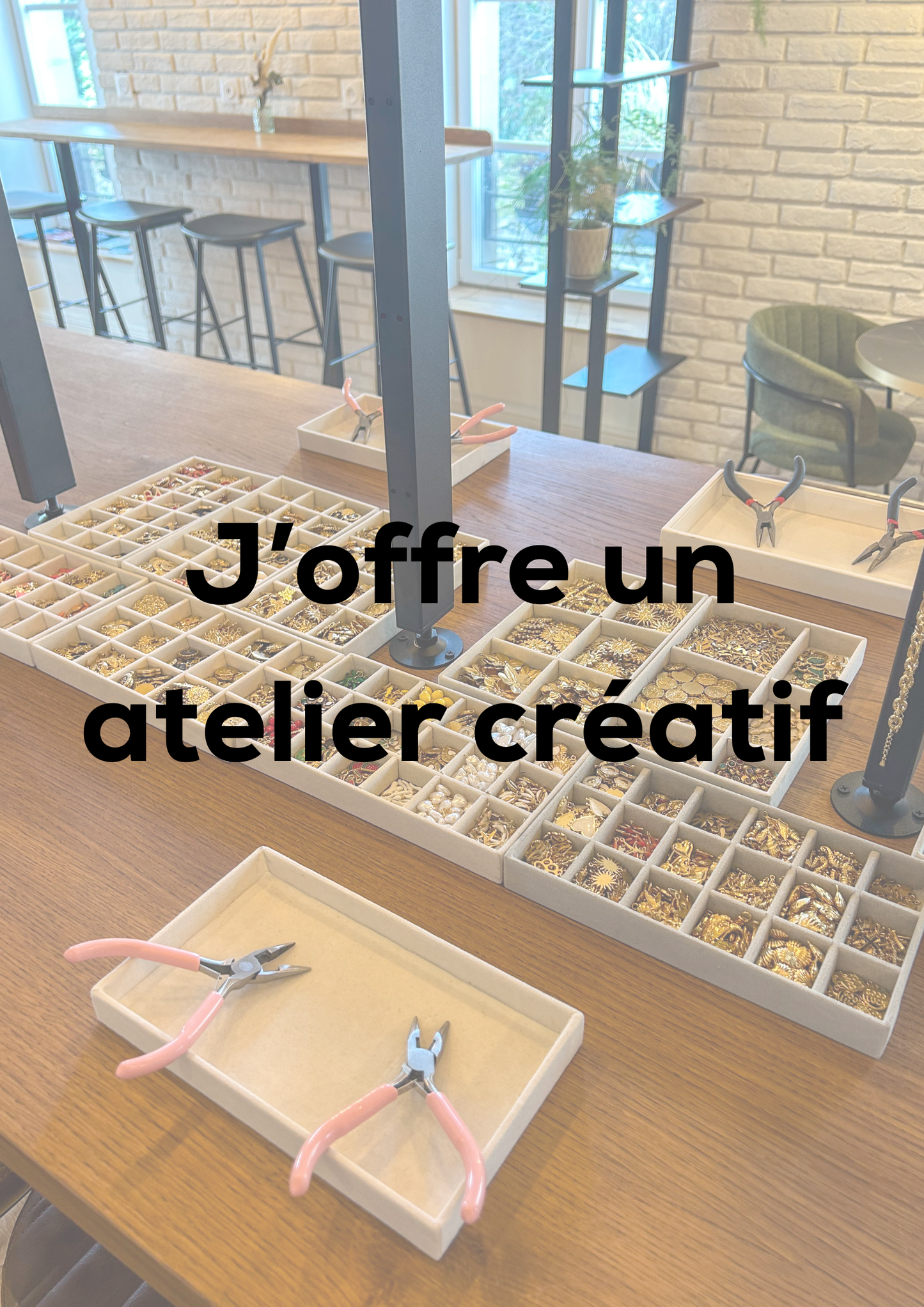 Bon cadeau pour un atelier créatif