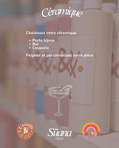 Afterwork Créatif 16 juin - Youyoujewels X L’Écaille et le Grès x Sūana Club ✨💐