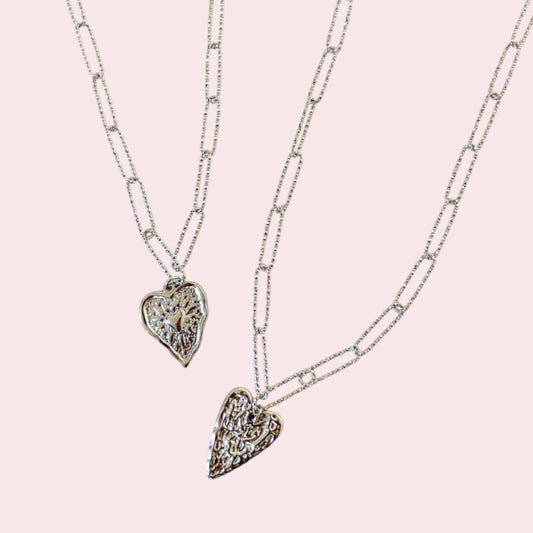 Collier sautoir argenté à personnaliser