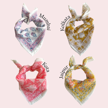 Foulard indien à charms personnalisable