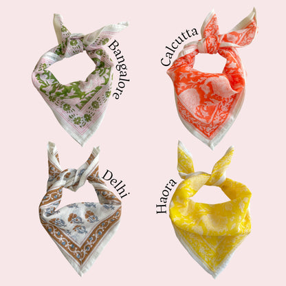 Foulard indien à charms personnalisable