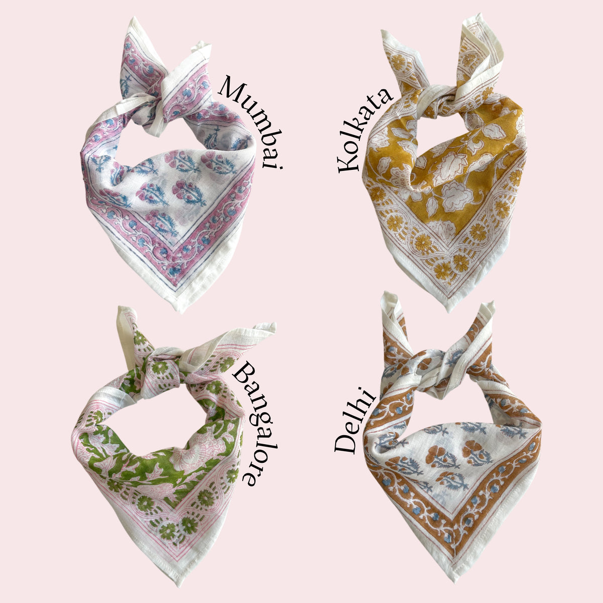 Foulard indien à charms personnalisable