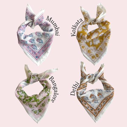 Foulard indien à charms personnalisable