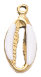 Charm Cauri blanc