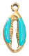 Charm Cauri turquoise