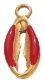 Charm Cauri rouge