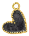 Charm Petit cœur noir