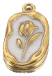 Charm Ovale tulipe blanc