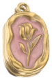 Charm Ovale tulipe rose