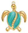 Charm Tortue turquoise
