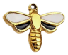 Charm Abeille émaillée