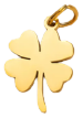 Charm Trèfle doré