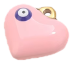 Charm Cœur bombé rose