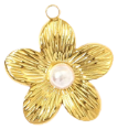 Charm Fleur perle