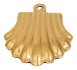 Charm Coquille dorée