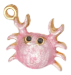 Charm Crabe rose