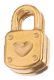 Charm Cadenas cœur