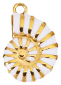 Charm Ammonite blanche