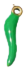 Charm Corne porte-bonheur verte