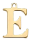 Charm Lettre E