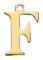 Charm Lettre F