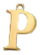 Charm Lettre P