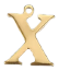 Charm Lettre X