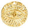 Charm Médaille œil gravée