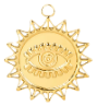Charm Soleil œil gravé