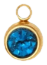 Charm Pierre de naissance Décembre – zircon bleu